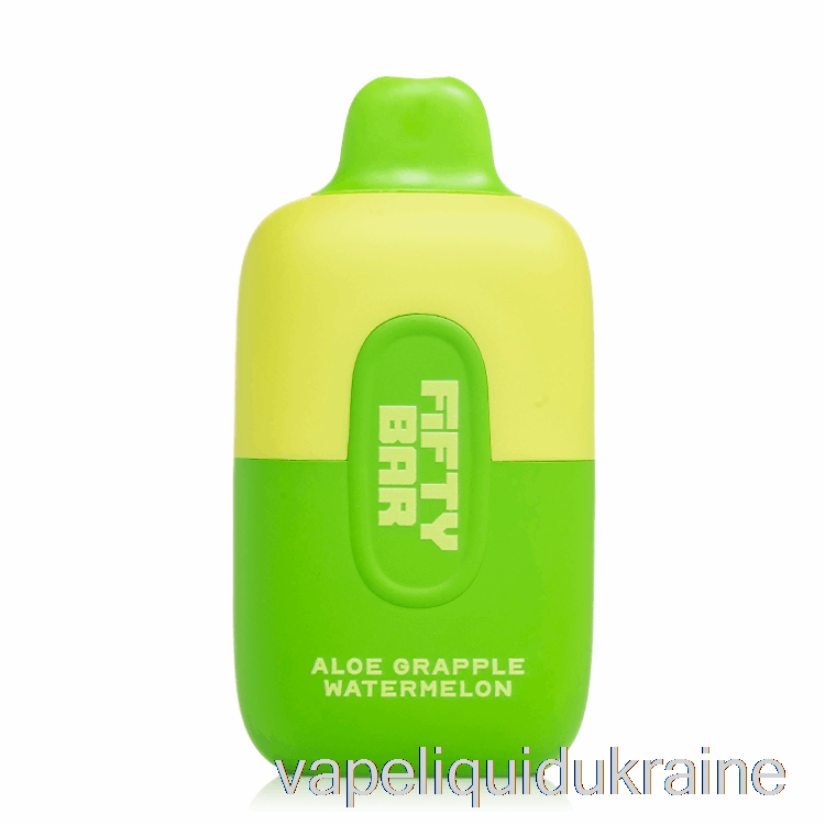 Vape Ukraine Fifty Bar 6500 Disposable Aloe Grapple Watermelon